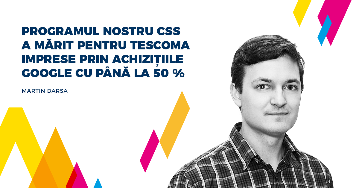 Programul nostru CSS a mărit pentru Tescoma imprese prin achizițiile Google cu până la 50 %