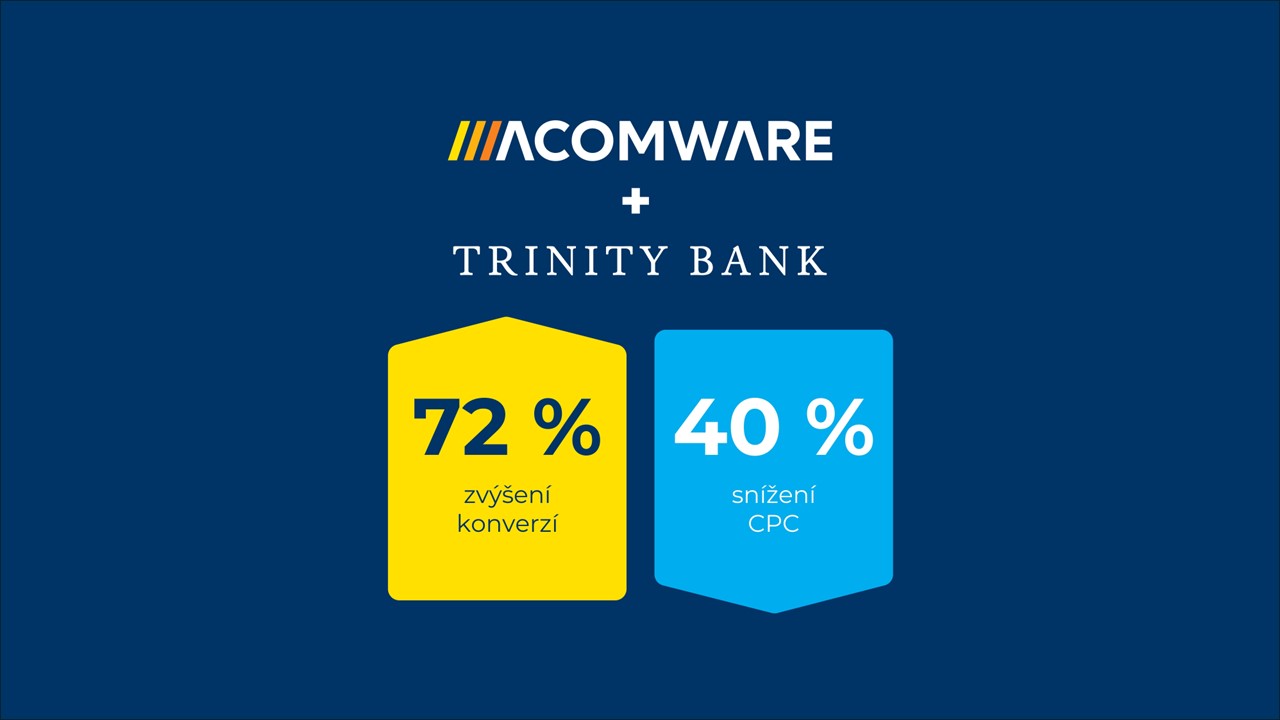 Jít o krok dál se vyplácí. Neotřelým přístupem k PPC jsme zvedli konverze pro Trinity Bank o 72 % a snížili CPC o 40 %